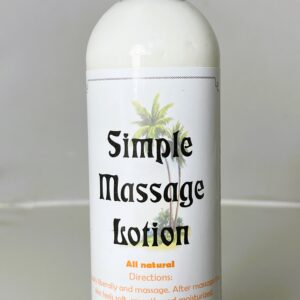 Simple Massage Lotion - Retail (6-8oz bottles with pump)